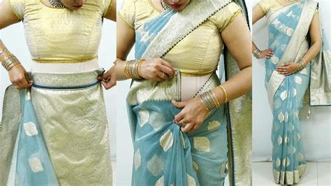 How To Drape Your Saree Perfectly Step By Step For Wedding Sari