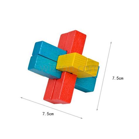 Wood quality is good, but my pieces were not cut properly: Wooden Six Piece Burr Interlocking Puzzle - WizZon