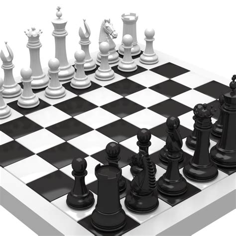 Chess 3d Model 19 Unknown Fbx Blend Obj 3ds Free3d