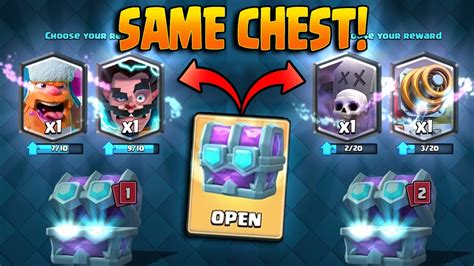 One Chest 4 Different Legendaries Clash Royale Opening Draft Chest