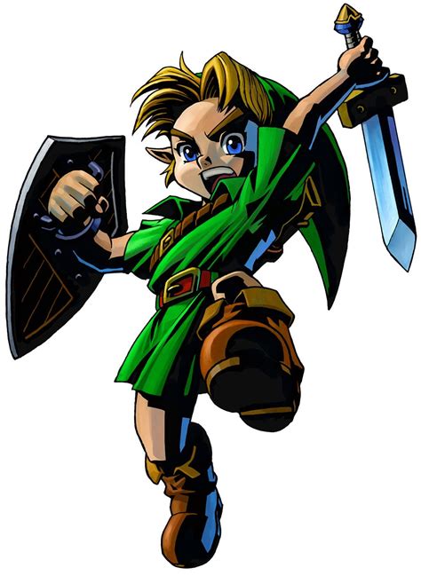 The Legend Of Zelda Majoras Mask 3d Young Link Jump