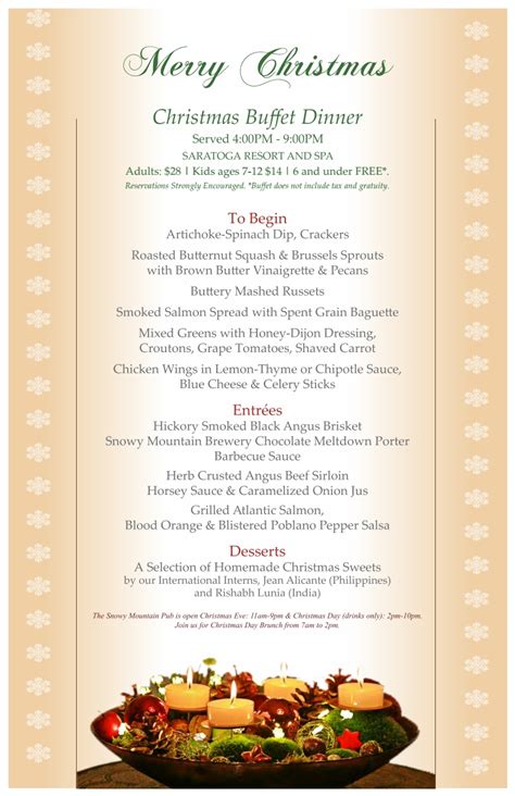 24 Fanciable Christmas Eve Menu Ideas Inspiratif Design