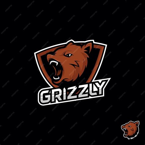 Premium Vector Grizzly Head Mascots Logo Vector Eps 10