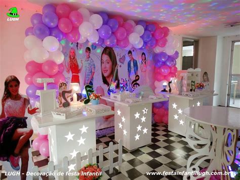 Festa Tema Violetta Decoração De Aniversário Infantil Festa Infantil
