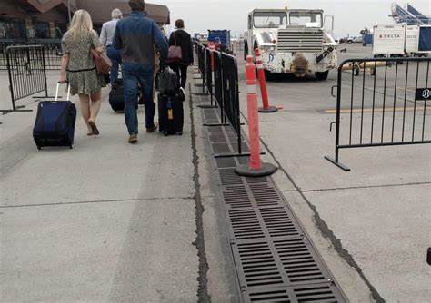 Airport Passengers Trench Drain Systems