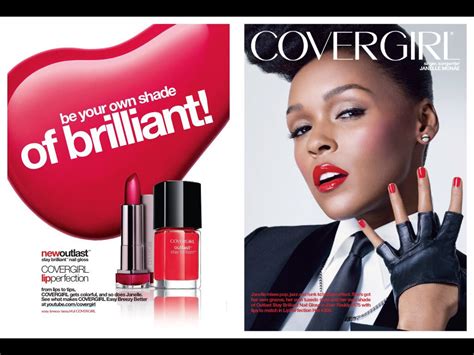 Covergirl Cosmetic Advertising With Janelle Monae Covergirl Cosmetics