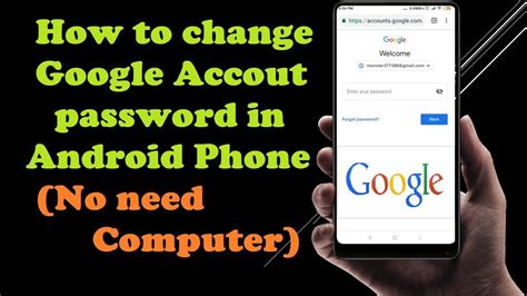 Your password will be changed. How to change google account password from Android Phone ...