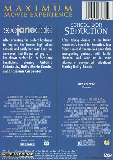 See Jane Date School For Seduction Double Feature DVD 2003 DVD
