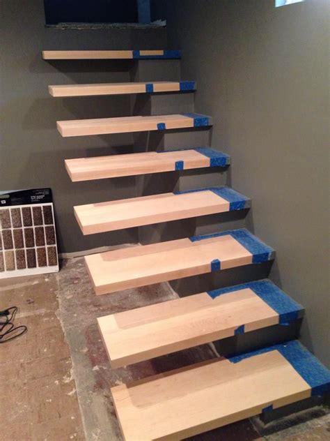 How To Build Floating Stairs Handy Father Diy Stairs Floating
