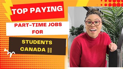 Top 7 Highest Paying PART TIME Jobs for students in Canada - YouTube