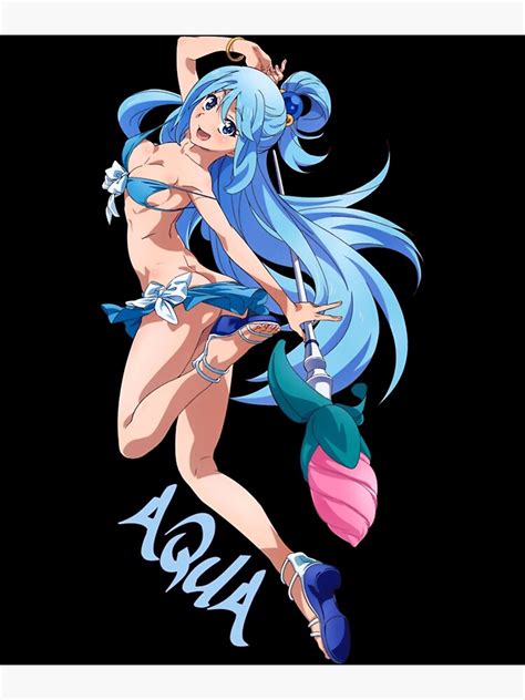 Aqua Bikini Konosuba Classic Poster For Sale By Holtsnaworli Redbubble