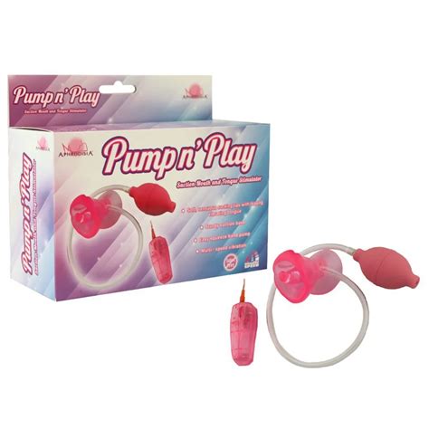 2015 new arrival pump n play multi speed pink vibrator pussy pump clit vibe clitoral vibrator