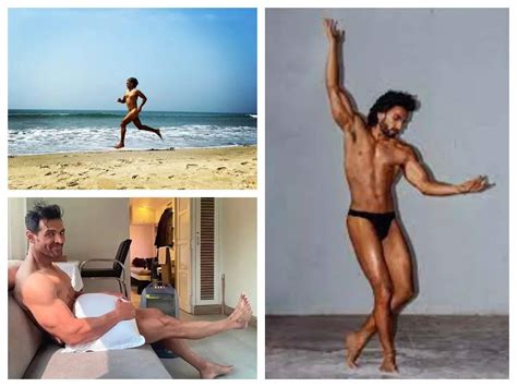 Ranveer Singh Milind Soman John Abraham Bollywood Actors Who Posed Nude On Instagram The