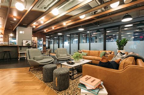 A Look Inside Weworks Nyc Coworking Space E 57th Office Break Room
