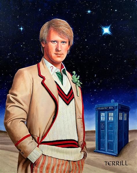 The Fifth Doctor Who Painting By Eddie Terrill Pixels