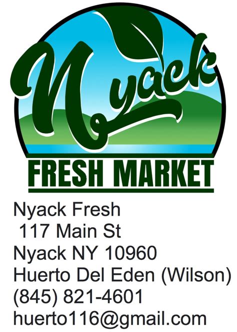 Nyack Fresh Market Logo Design 48hourslogo