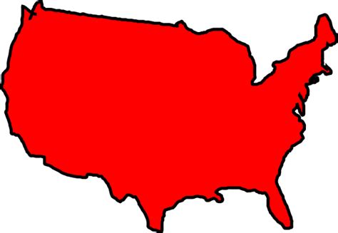 United States Map Clip Art Free Mia Art