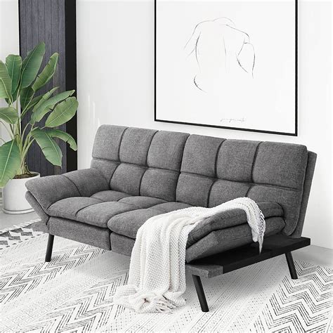 Iululu Sofa Bed Modern Convertible Futon Sleeper Couch Daybed With