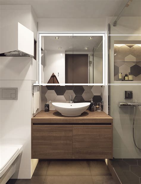 With the herringbone placement of the subway tile this space is anything but ordinary. | simple-elegant-bathroom-sinkInterior Design Ideas.