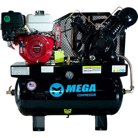 Mega Gas Air Compressor 30 Gallon Honda Gx390 Engine Sale Toolshop