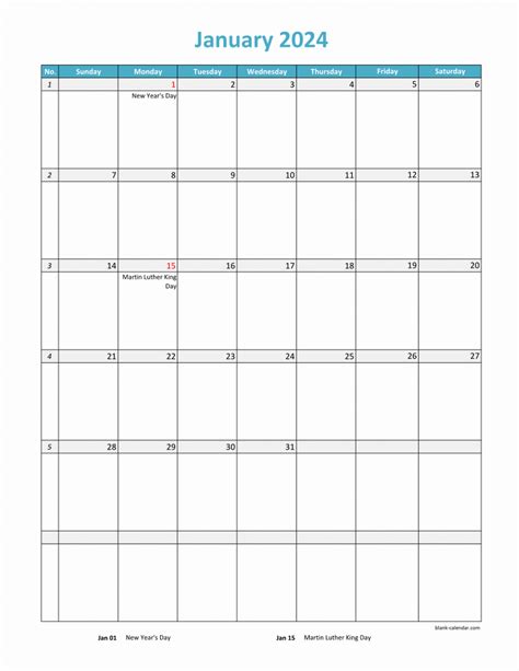 Free Download 2024 Excel Calendar Full Page Table Grid Us Holidays