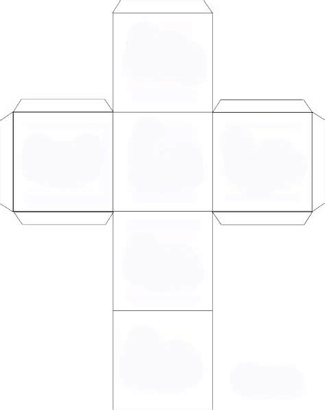 Blank Dice Template Printable Clipart Best