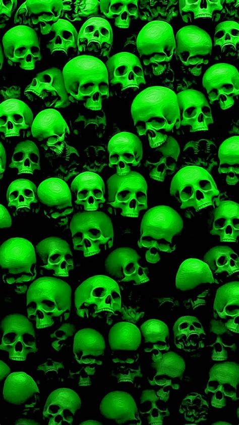 Green Cool Skull Wallpapers Looking For The Best Green Skull