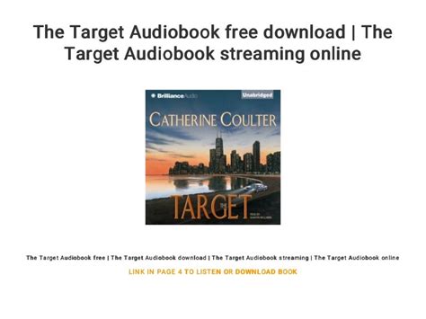 The Target Audiobook Free Download The Target Audiobook Streaming O