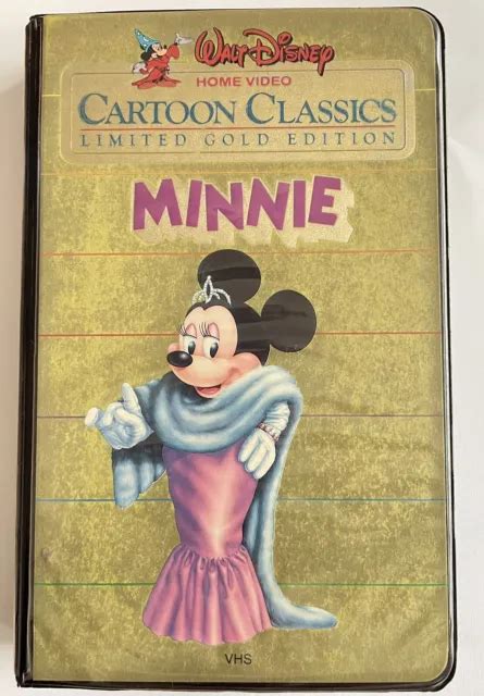 Walt Disneys Cartoon Classics Vhs Limited Gold Edition Minnie