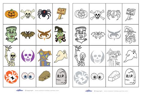 Printable Memory Game For Halloween Coolest Free Printables