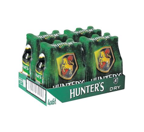 Hunters Dry Cider Nrbs 24 X 330 Ml Ttd Liquor