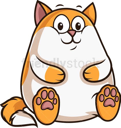 Fat Cat Clipart Posted By Ethan Peltier