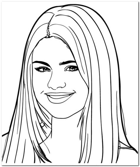 Printable Selena Gomez Coloring Pages Printable Word Searches