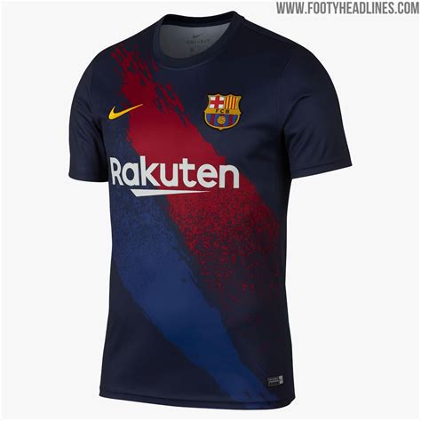 Barcelona 19 20 Pre Match Shirt Released Footy Headlines