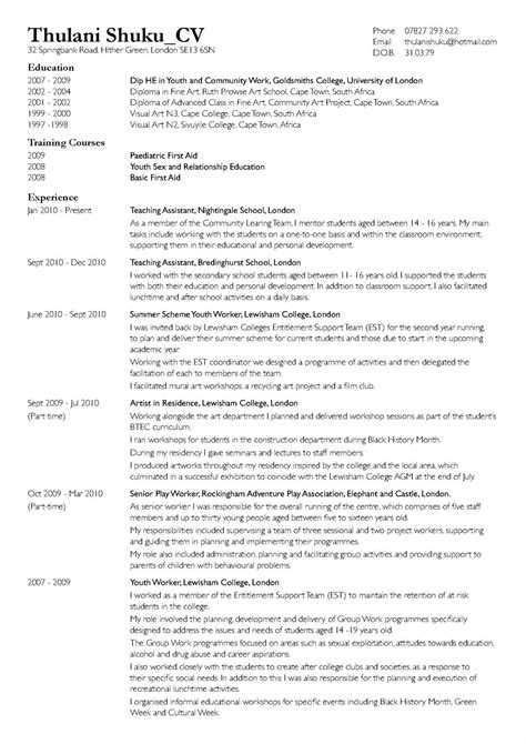 .africa student cv template samples student jobs graduate cv500647, image by: Thulani Shuku: CV and Samples of work