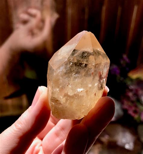 Natural Raw Citrine Point (57 grams) from the DR Congo | Natural ...