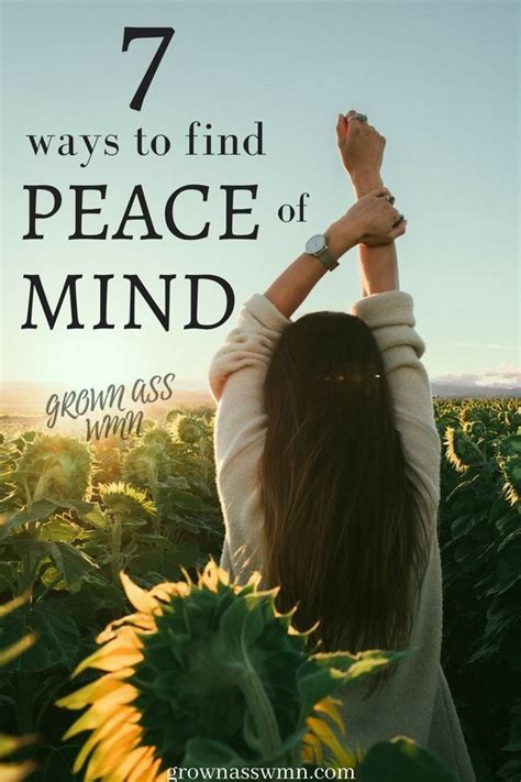 How To Bring Peace To Your Mind Peace Finding Peace