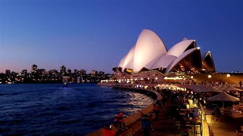 Sydney Opera House Night Road Trip And Travel