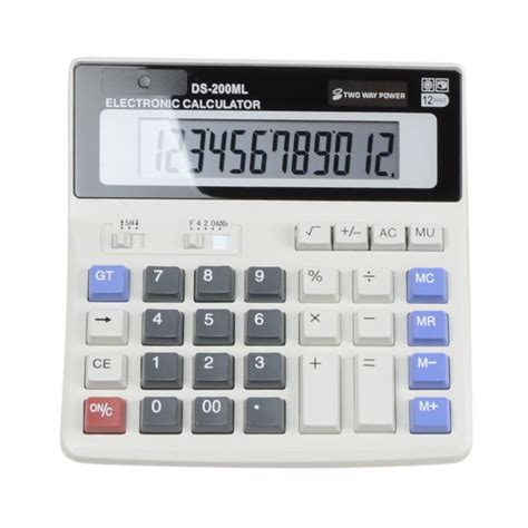 pc função padrão calculadoras de mesa eletrônica científica dupla potência botão grande