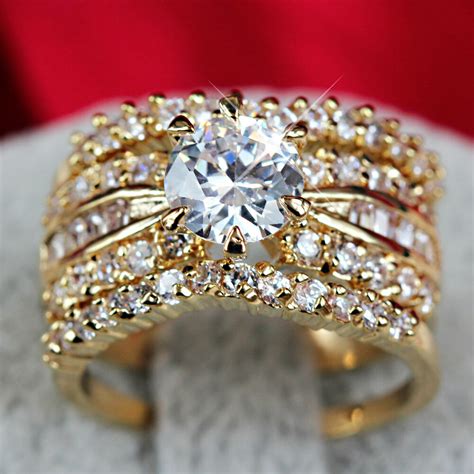 Home of affordable wedding rings in the philippines, our website showcases an endless array of wedding rings in all sizes. 24K GOLD FILLED R191 3WAY LUXURY LAB DIAMOND WEDDING ...