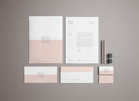 Premium & free mockup templates. 15 Free Branding Mockups PSD with Stationery Items - Super ...