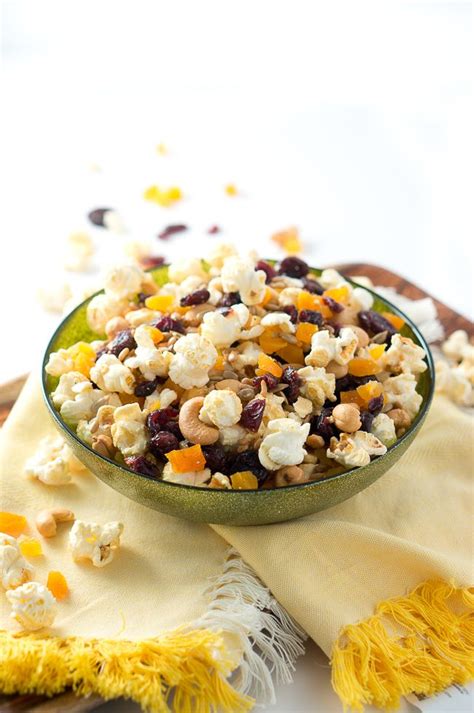 Healthy Popcorn Trail Mix Delicious Meets Healthy