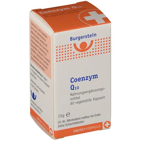 In humans, coa biosynthesis requires cysteine, pantothenate (vitamin b 5 ),. Burgerstein Coenzym Q10 - shop-apotheke.at