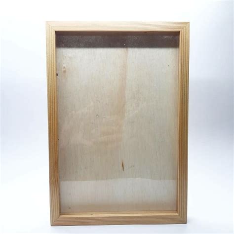 Pigura frame kayu jati belanda 3D ukuran 20 x 30 x 3 | Shopee Indonesia