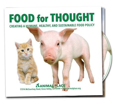 How to pronounce food for thought? Food for Thought Campaign Asks Animal Rescue Groups to Go ...