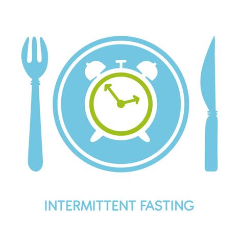 Intermittent Fasting Concept Illustrations Royalty Free Vector