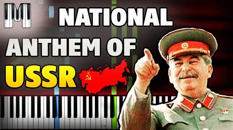 National Anthem Of Ussr State Anthem Of The Soviet Union Piano Sheet
