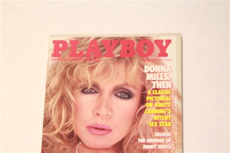 S Playboy Magazine November Vintage Donna Mills Etsy