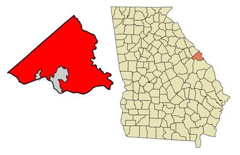 Image Richmond County Georgia Incorporated And Unincorporated Areas