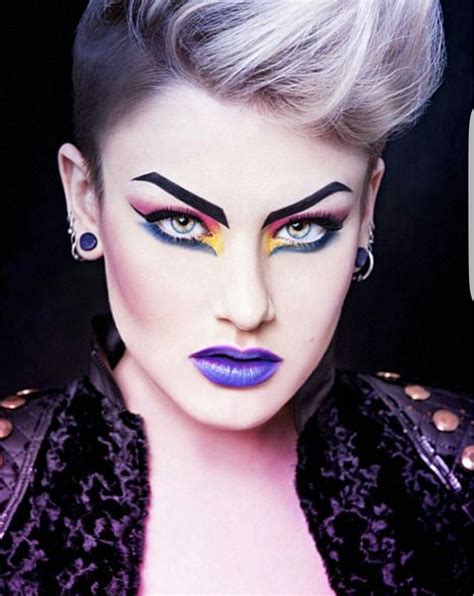 Pin By Jenniferrebekahbishop On Make Up Année 80 Mode Punk Makeup
